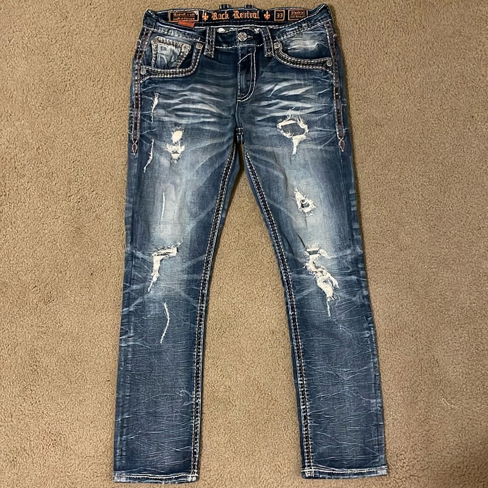 Men’s Rock Revival Jeans Alt. Straight
